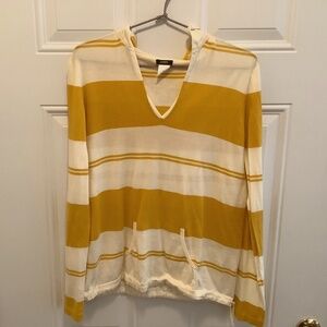 J Crew| Lightweight Striped Sweater 100% Cotton Beachy, Travel, Classic Medium